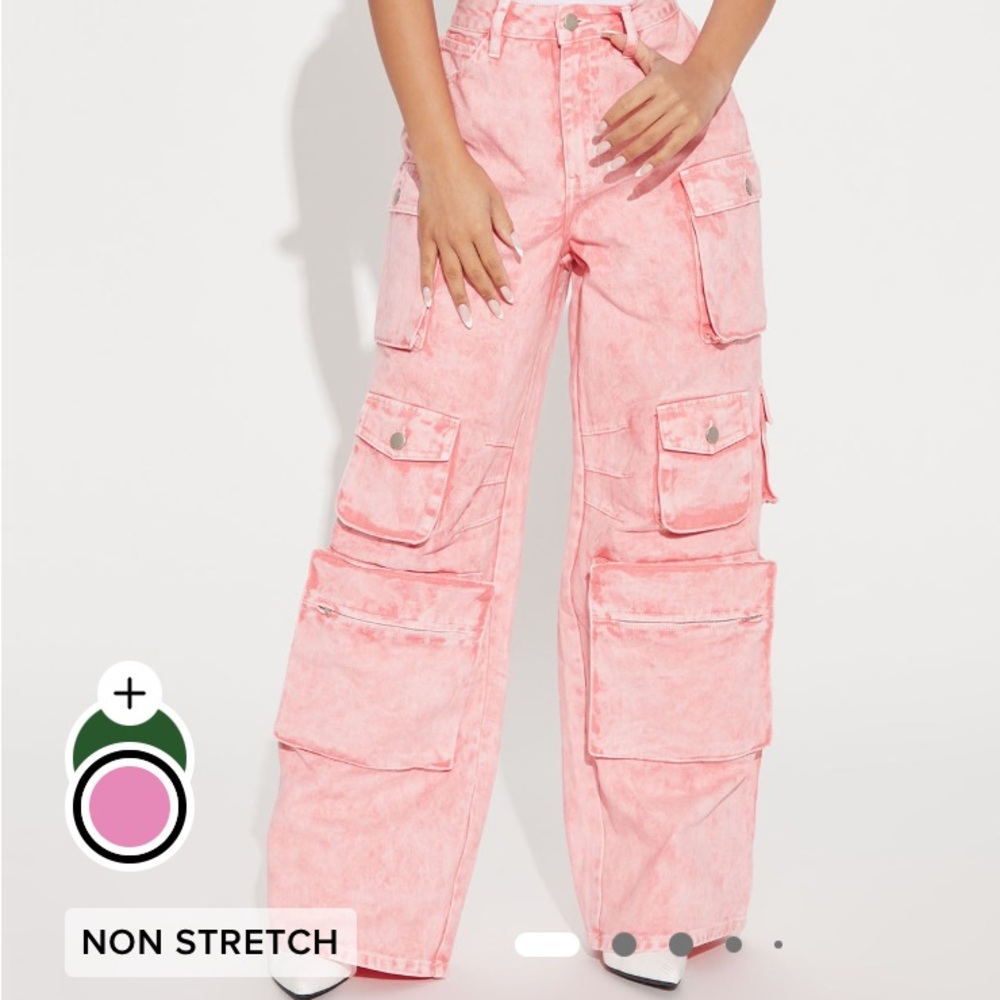 Pink jeans